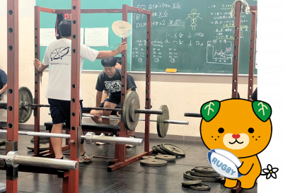 ラグビーみきゃん①