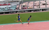 男子４&times;100久原・石村